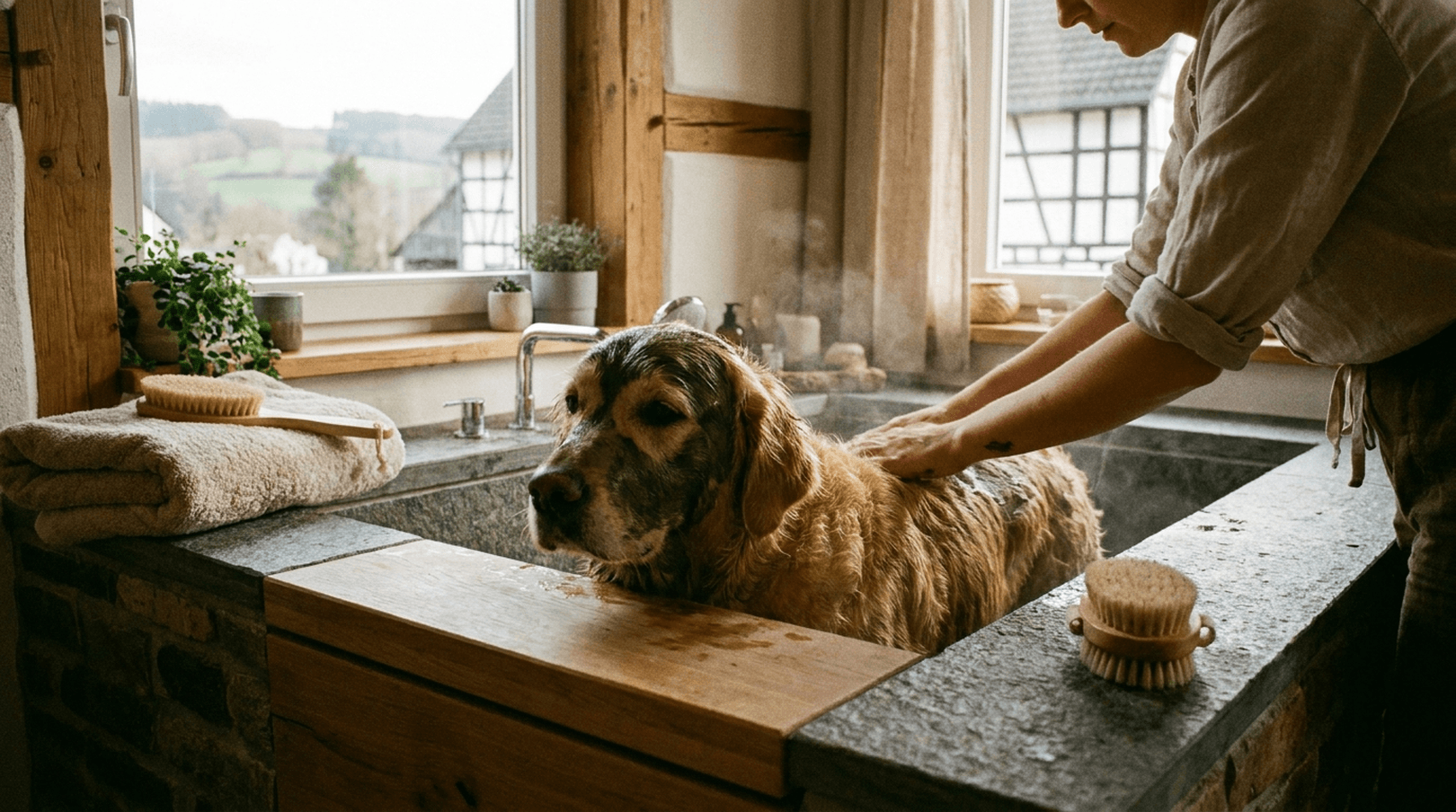 Meeresbrise im Sauerland: Thalasso-Wellness für Hunde