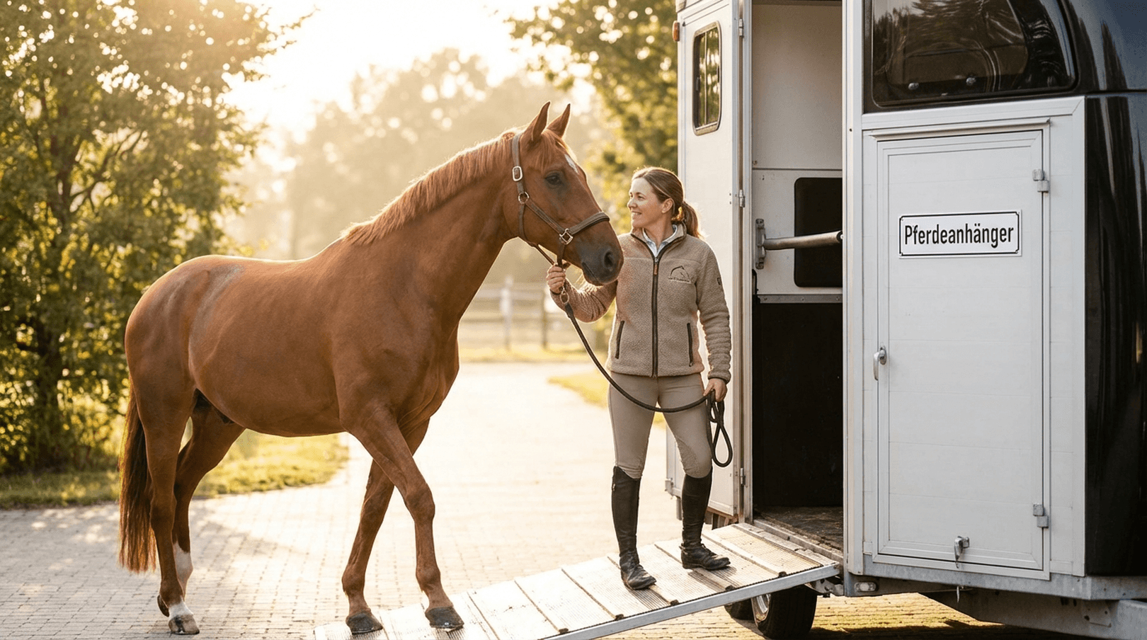 Stressfreies Verladetraining: StepUp! Verladen als One-Woman Team