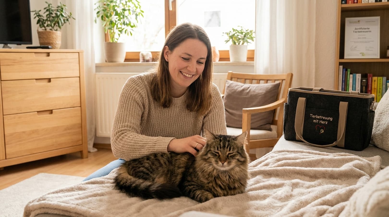 Sorgenfrei in den Urlaub - deine Katze zuhause betreuen lassen