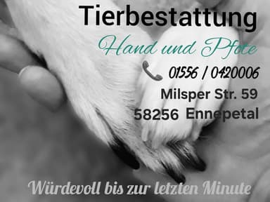 Tierbestattung Hand und Pfote