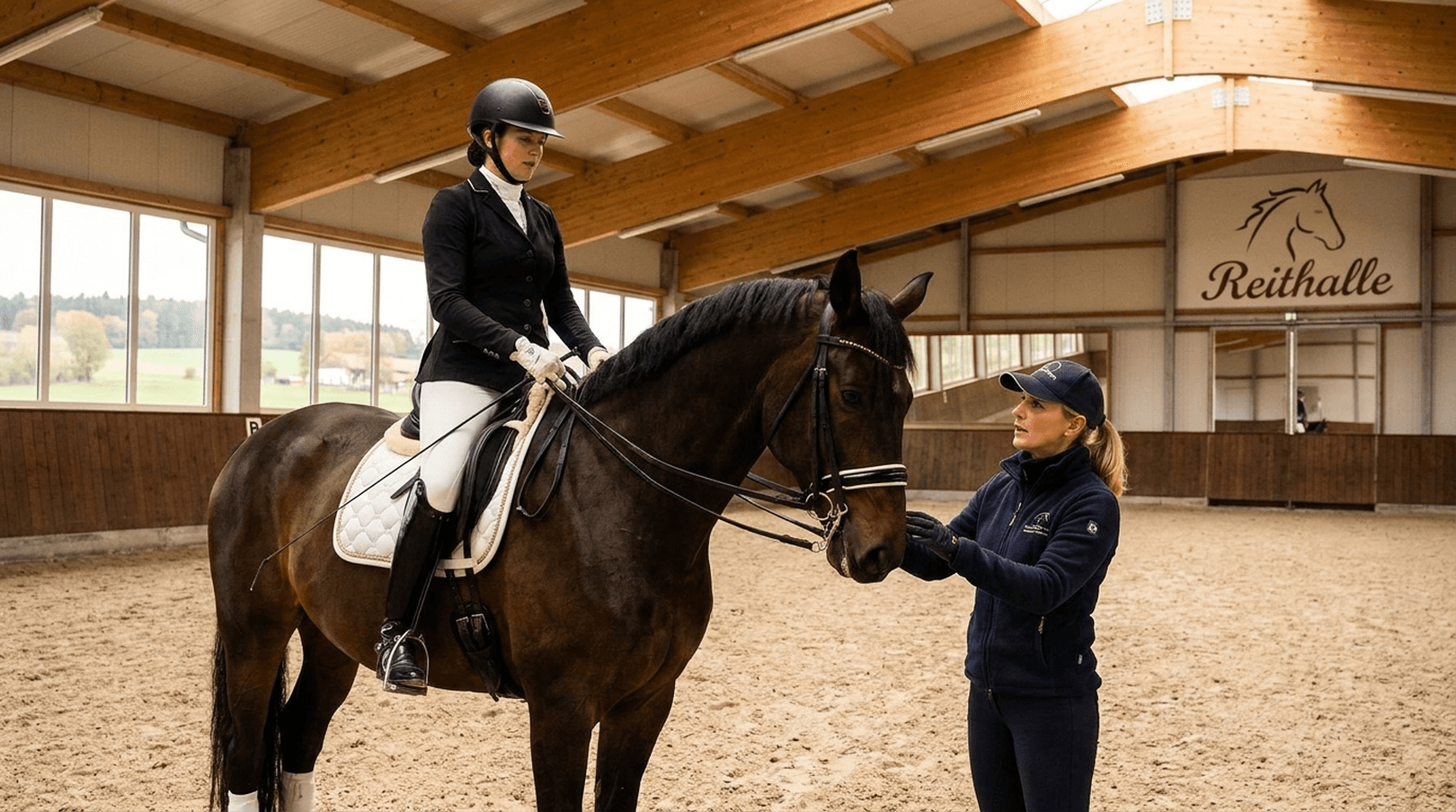 Individuelles Reittraining: Fokus auf Harmonie & Technik
