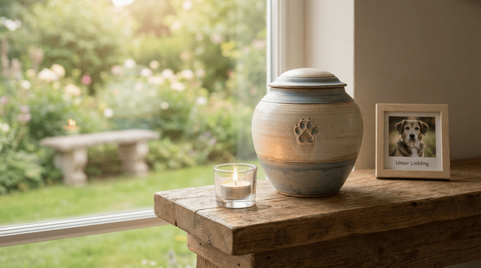 Ein Denkmal der Liebe: Gutschein für Gedenk- und Urnengestaltung