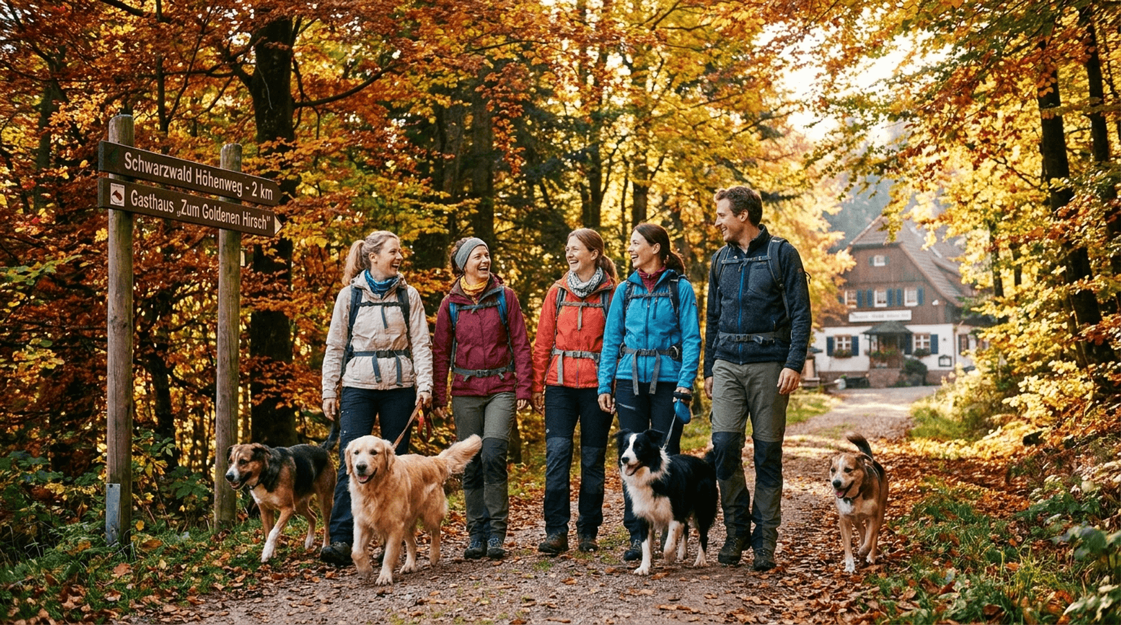 Geführte Dogtrekking-Tour: Naturerlebnis & Bindungstraining