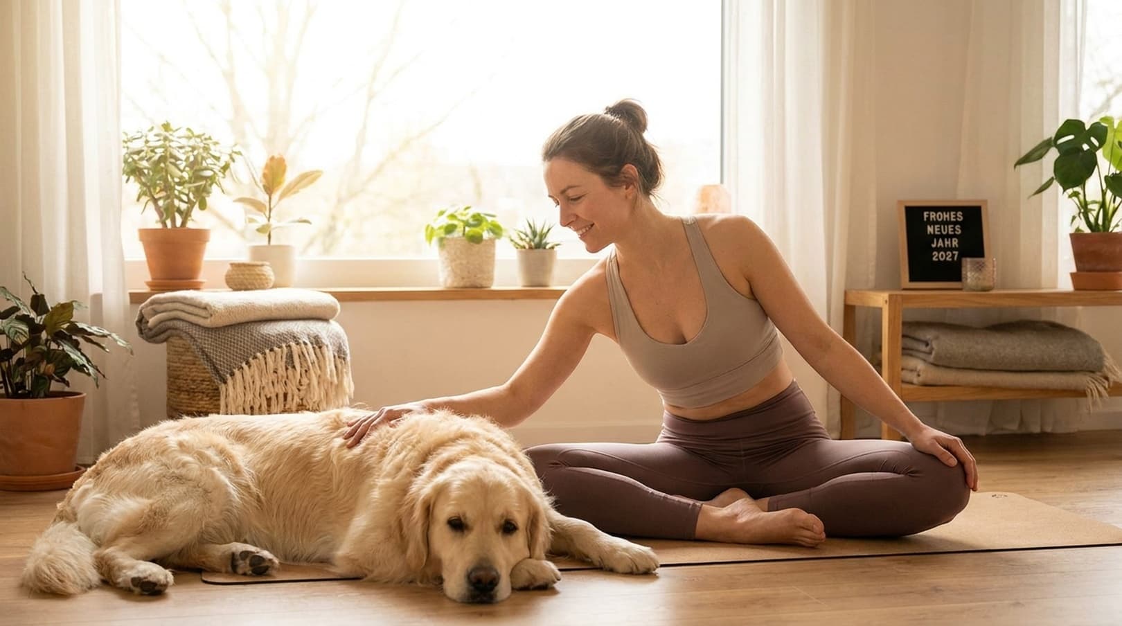 Neujahrs Yoga mit Hund - mit Leichtigkeit ins neue Jahr 2027