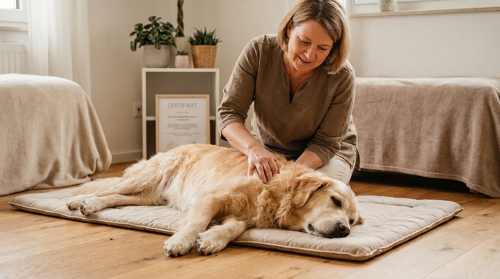 Wellness-Massage für Hunde