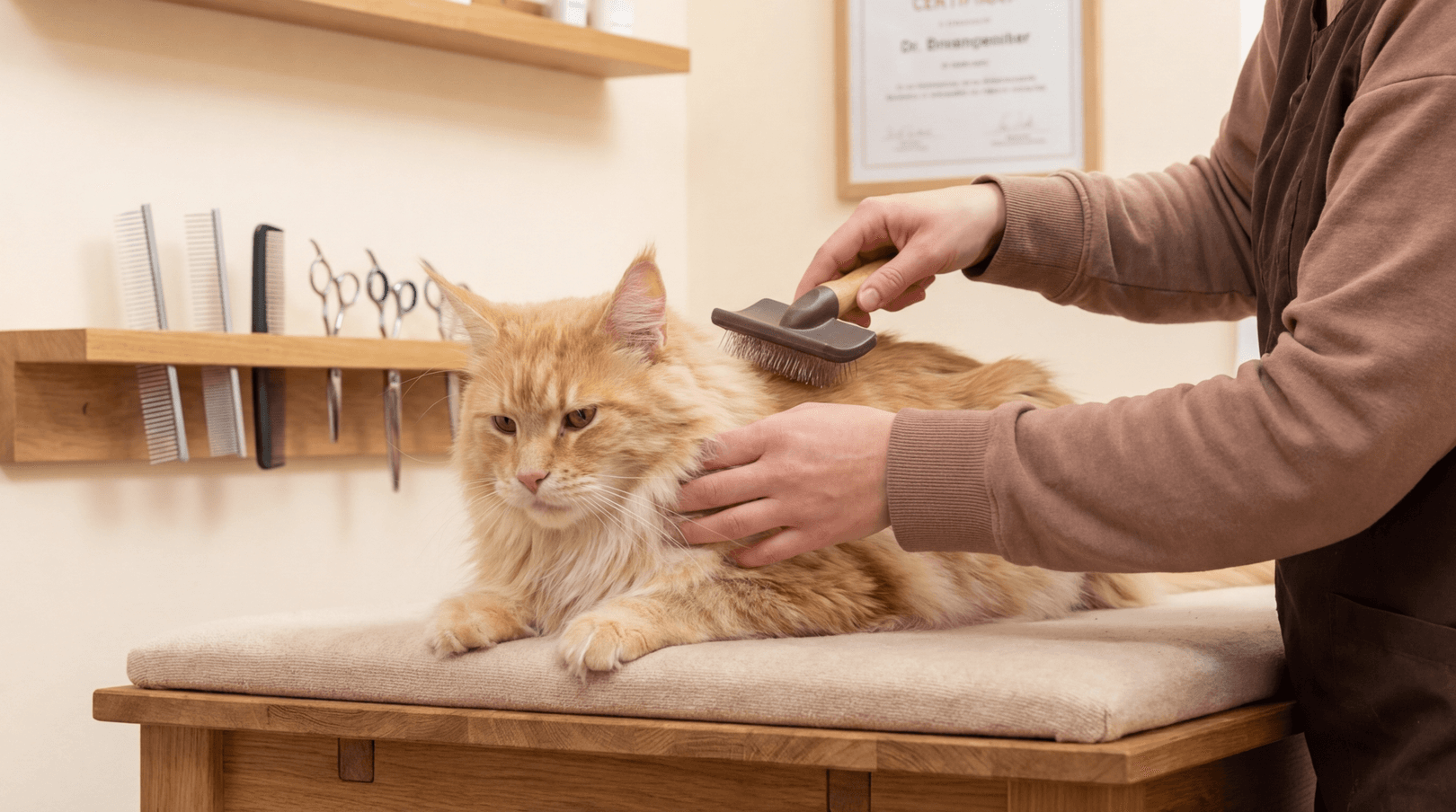 Samtpfoten-Wellness: Professionelle Katzenfellpflege zu Hause