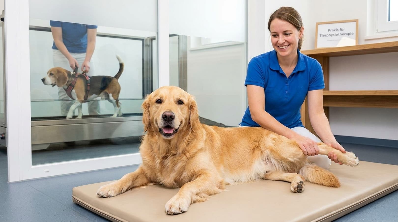 Physiotherapie 30 Minuten & Unterwasserlaufband 15 Minuten