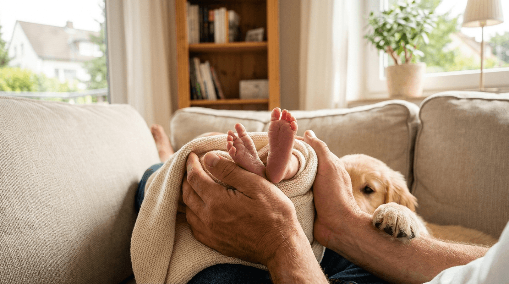 Erste Augenblicke: Newborn- & Familienshooting im eigenen Nest