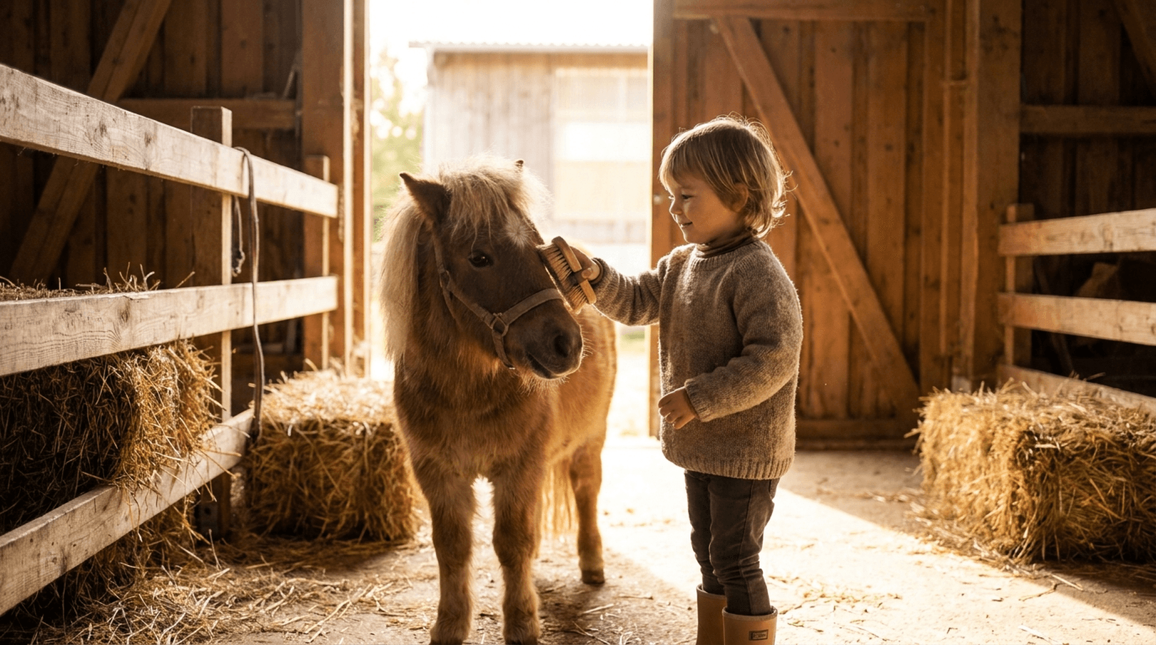 Die kleinen Pferdeflüsterer: Achtsamer Pony-Kurs für Kinder