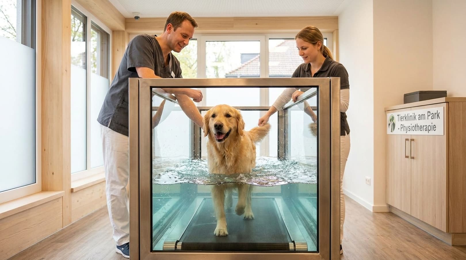 Schwerelos fit: Training auf dem Unterwasserlaufband