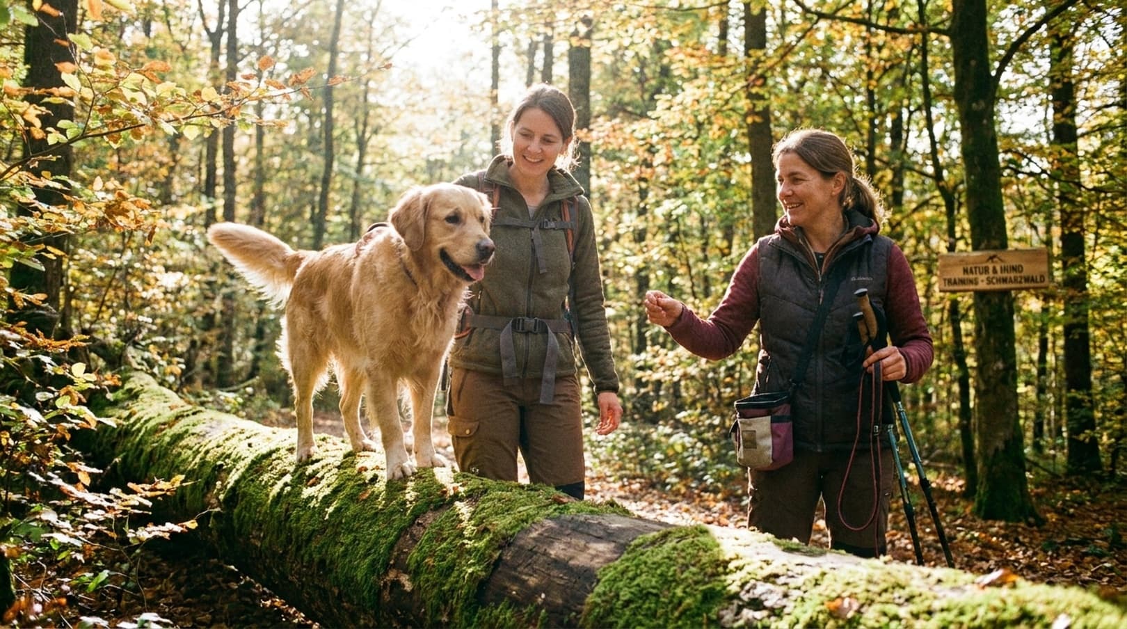 Fit im Wald: Das Outdoor-Fitness-Erlebnis für Mensch & Hund