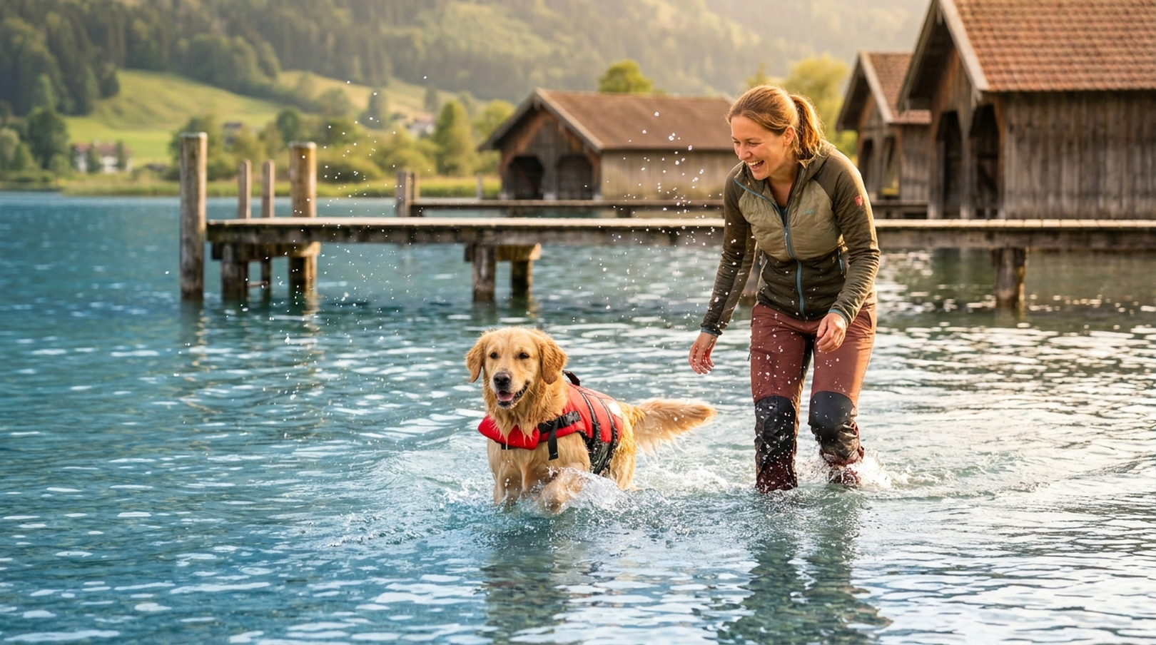 Tagesworkshop "Schwimmen mit Hund": Abenteuer im kühlen Nass