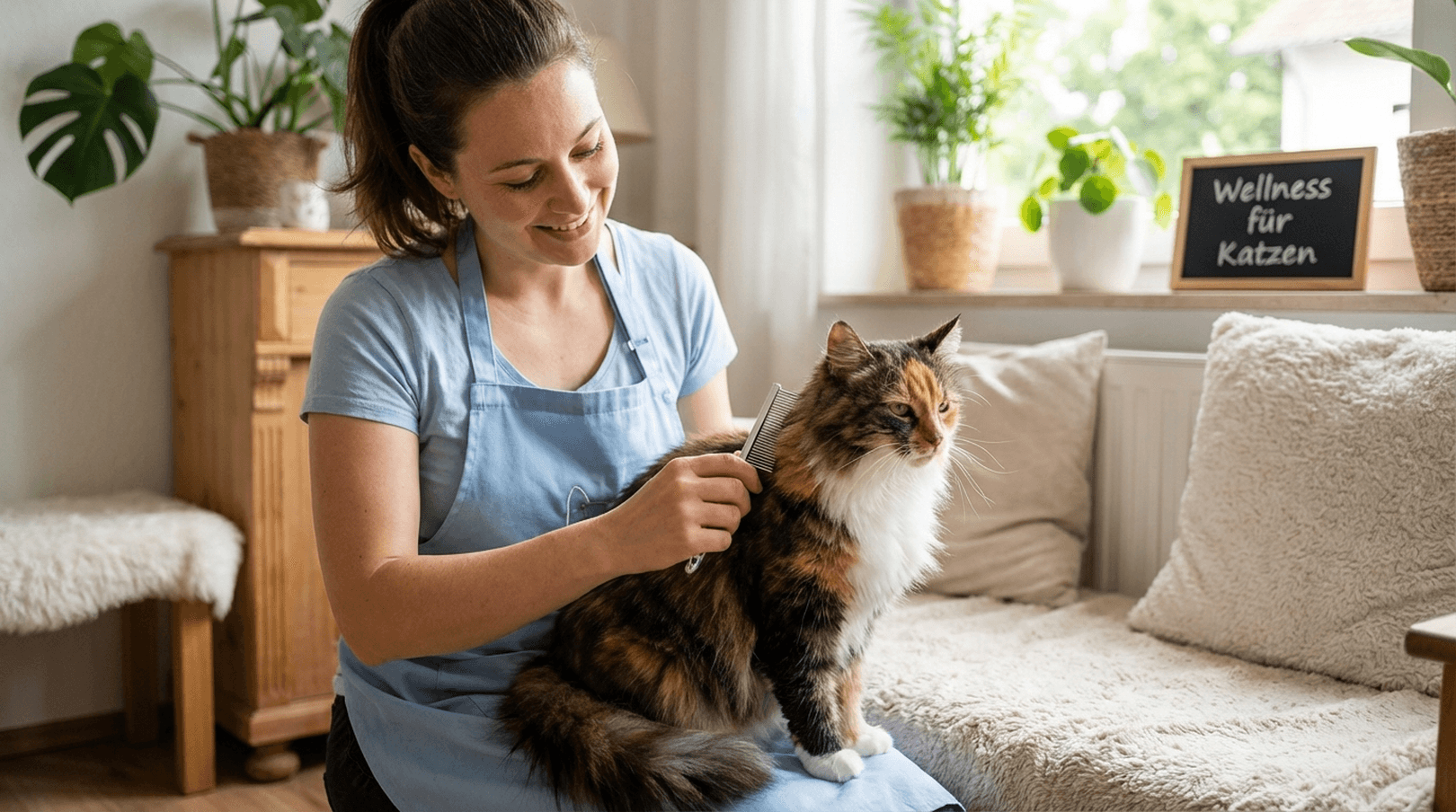 Samtpfoten-Spa: Professionelle & stressfreie Fellpflege für Ihre Katze