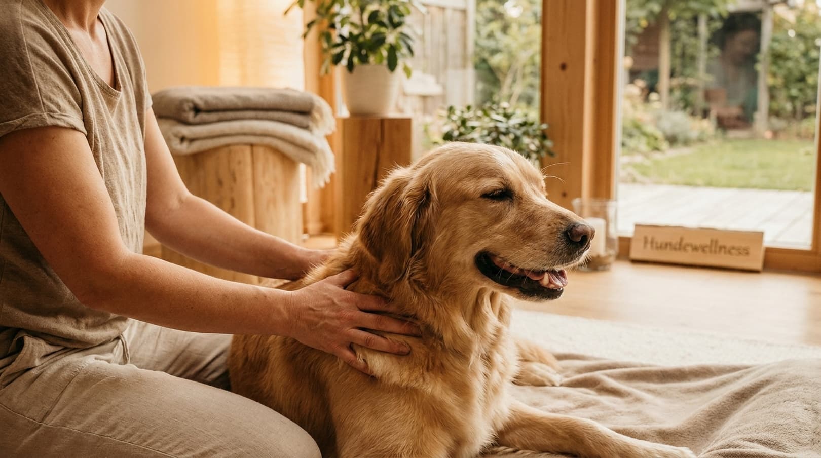 Wellness-Moment für den Hund: Professionelle Massage & Entspannung