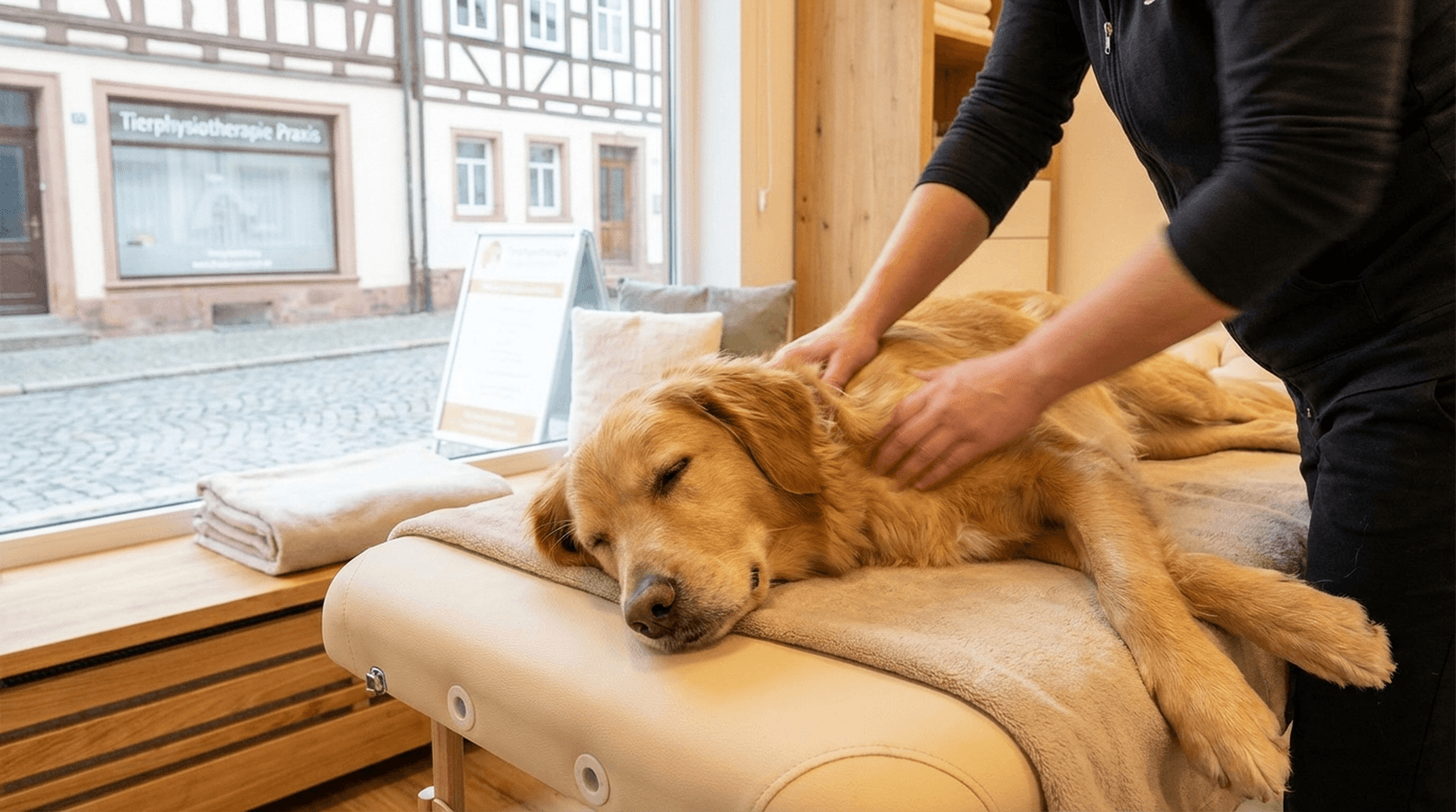 Entspannung pur: Wellness-Massage für glückliche Hunde