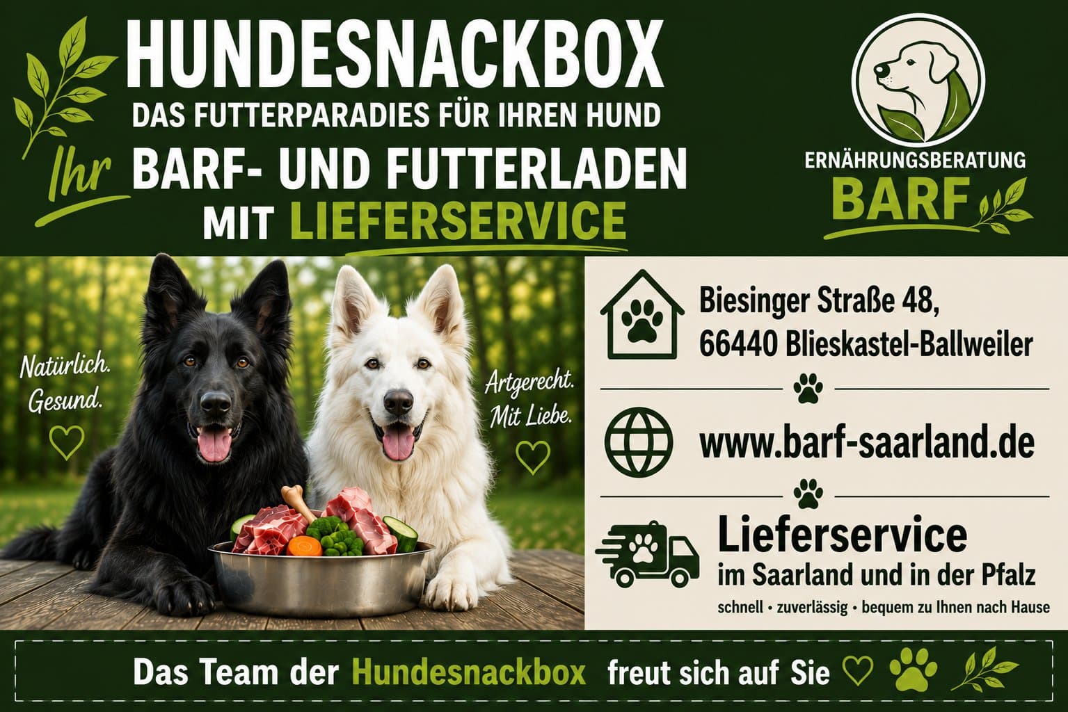 Hundesnackbox - BARF Saarland