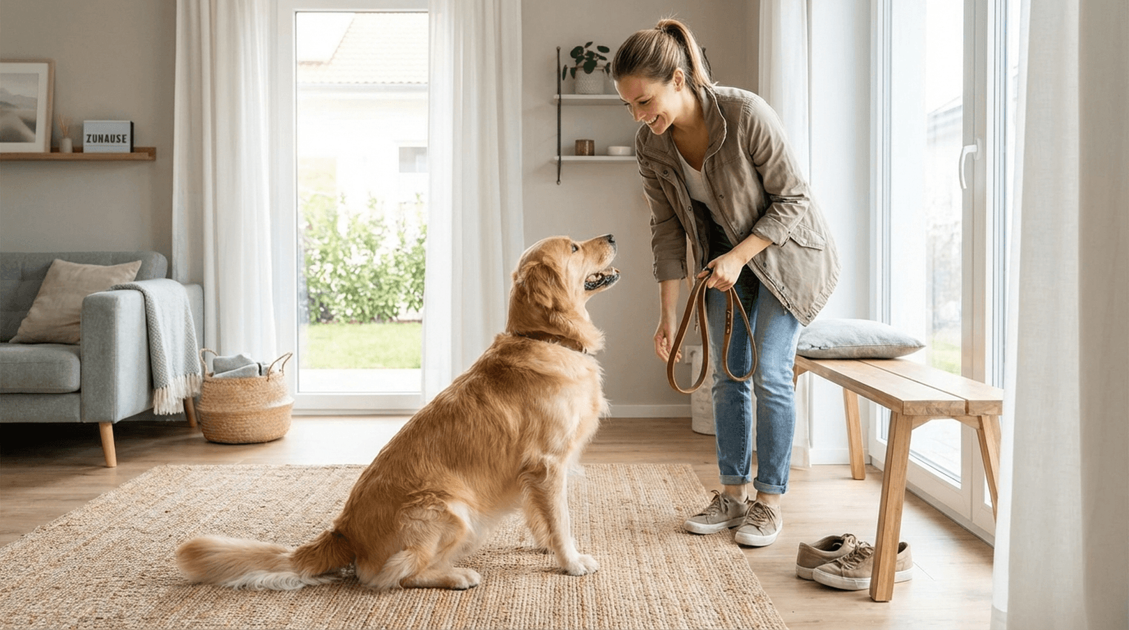 Exklusives Hunde-Haussitting: Rund-um-die-Uhr Geborgenheit