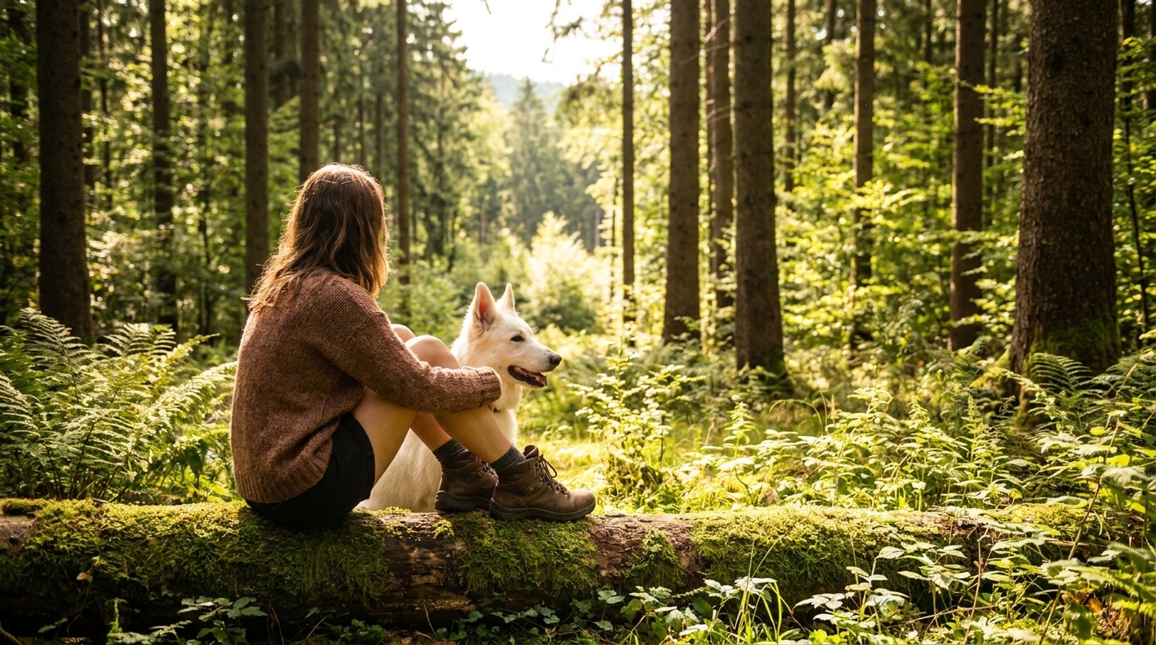 Waldbaden mit Hund: Achtsame Auszeit für Mensch und Vierbeiner
