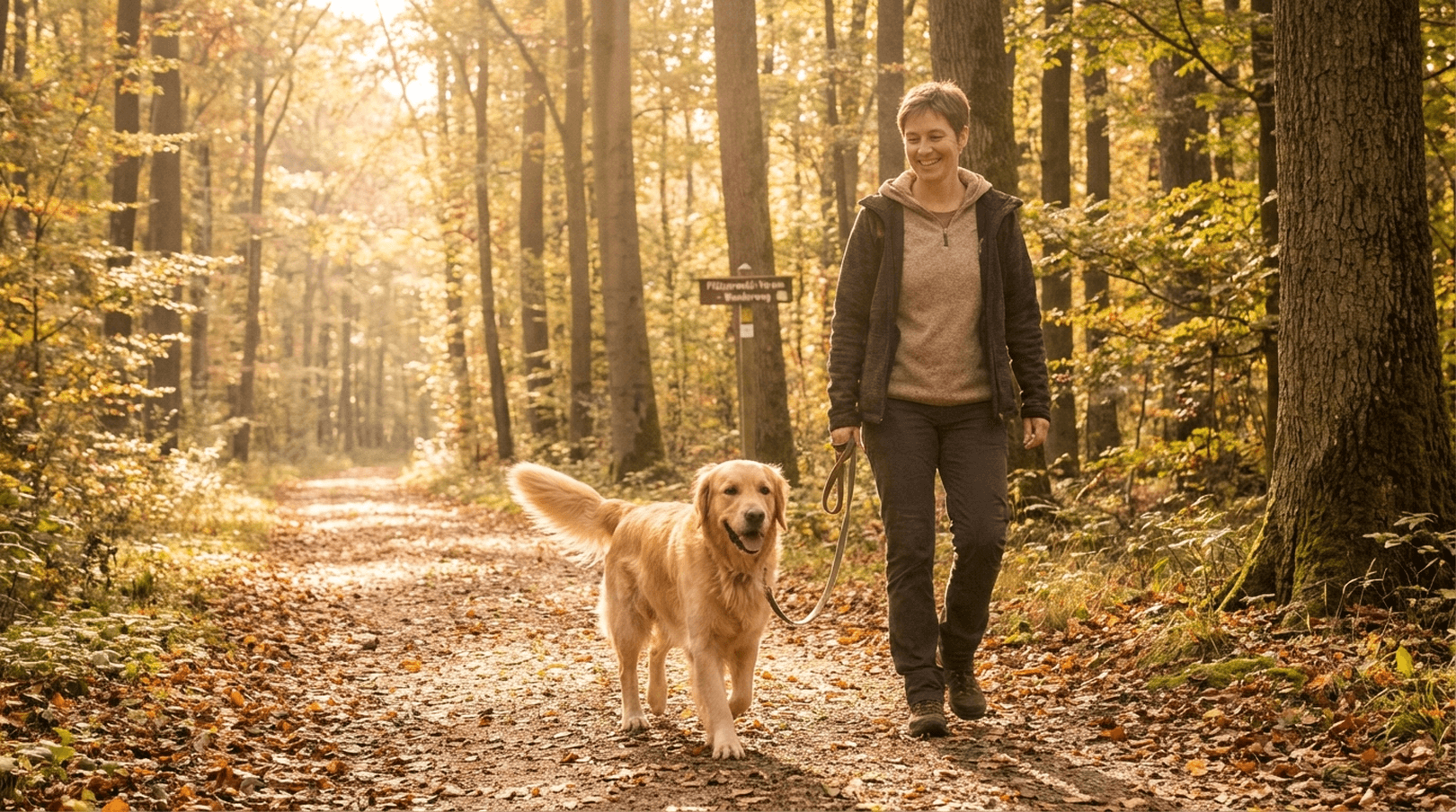 Leinen-Glück: Entspanntes Spazierengehen in der Südpfalz