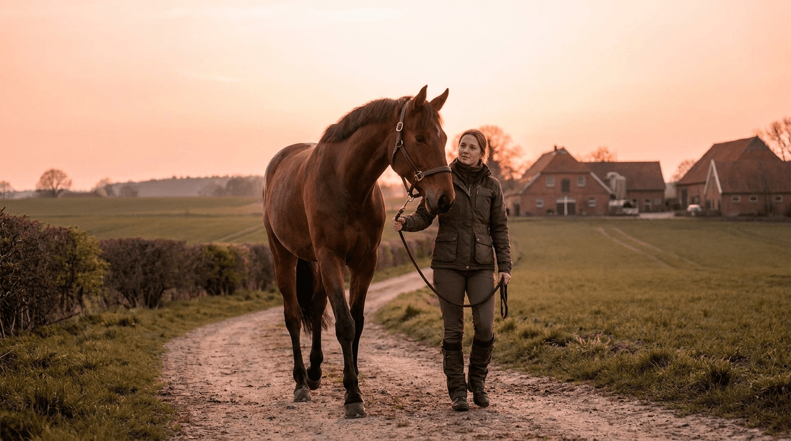 Magischer Sundown-Ritt: Entspannung im Abendlicht