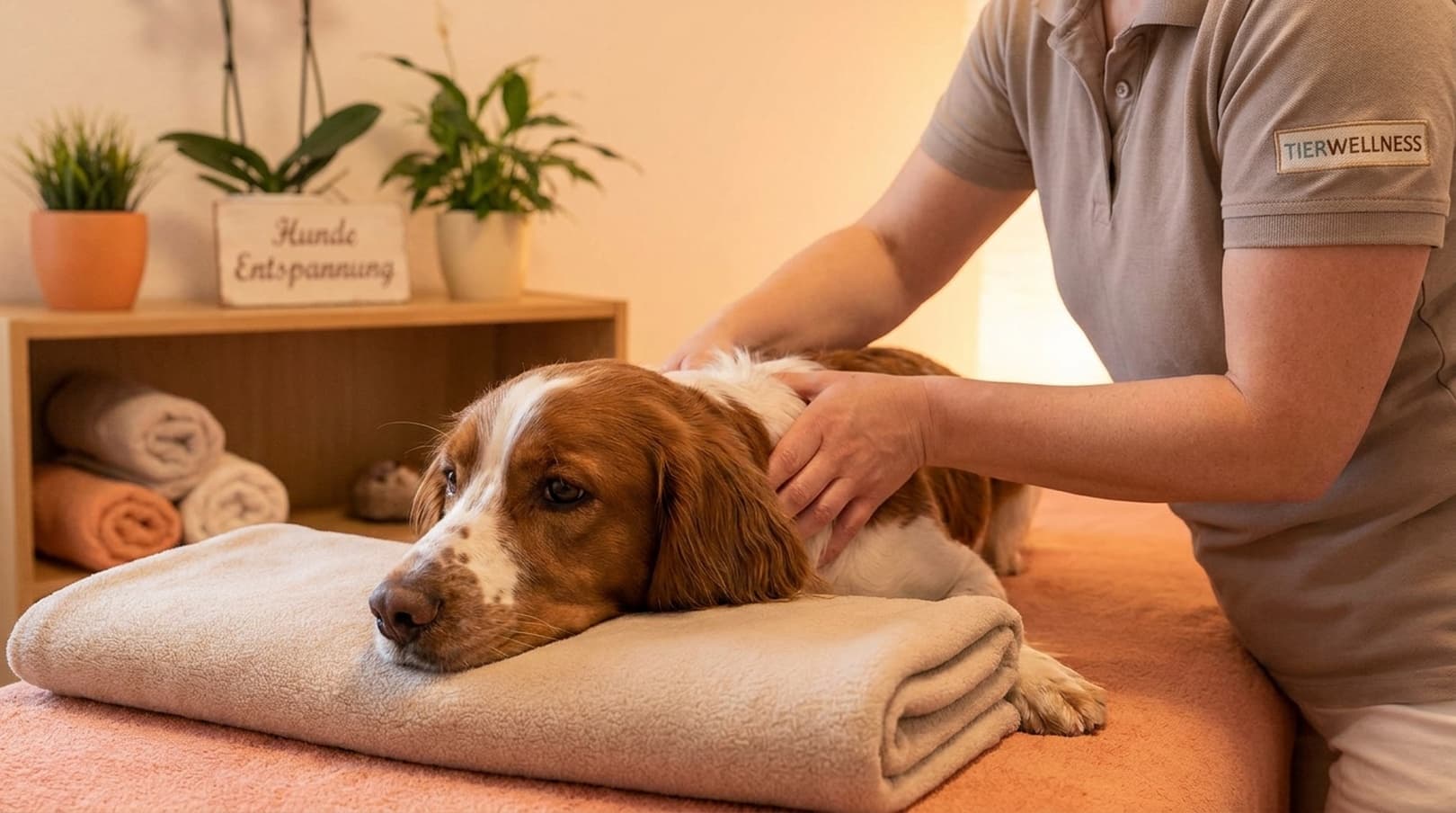 Wellness- & Entspannungsmassage für Hunde