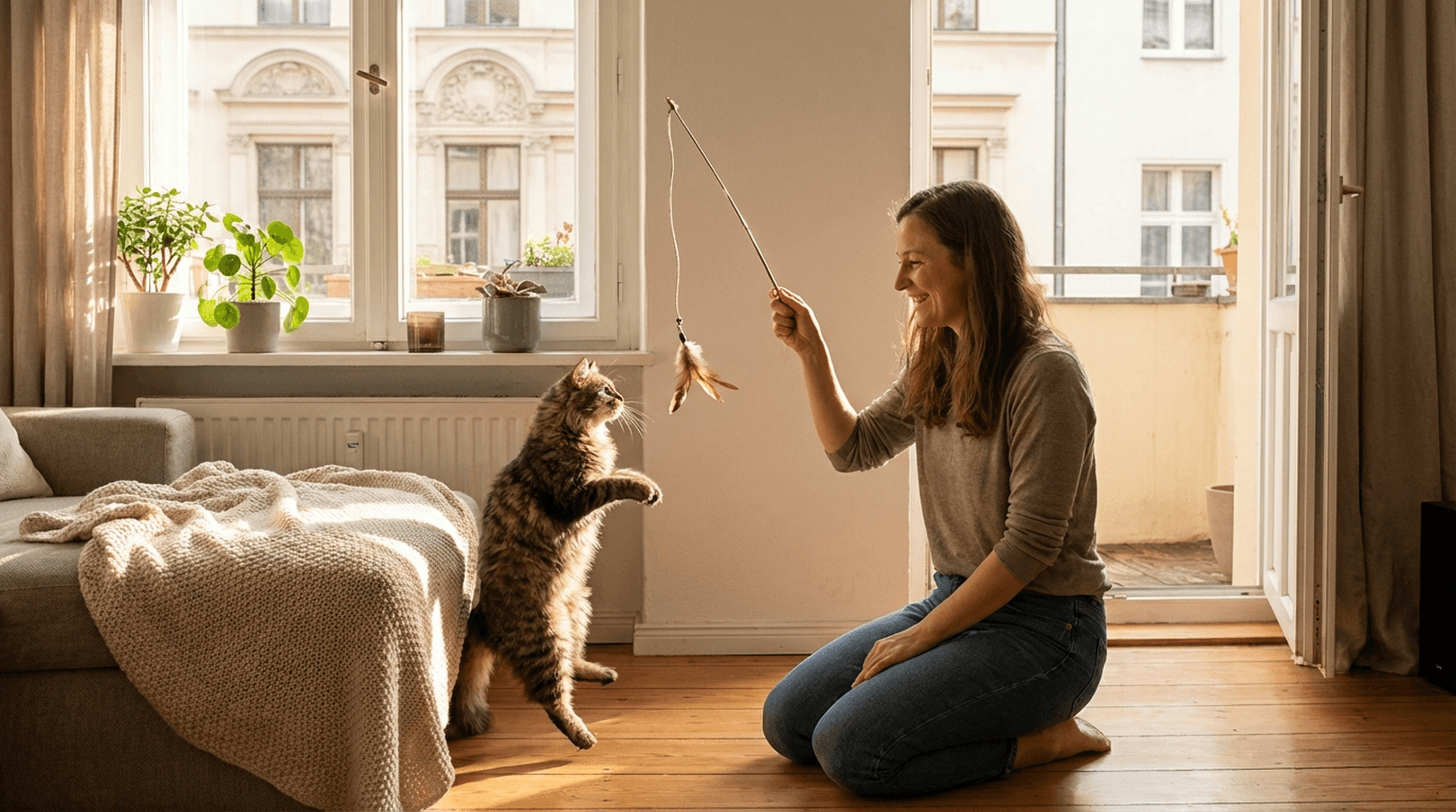 Liebevoller Katzen-Besucherservice: Entspannung für Samtpfoten