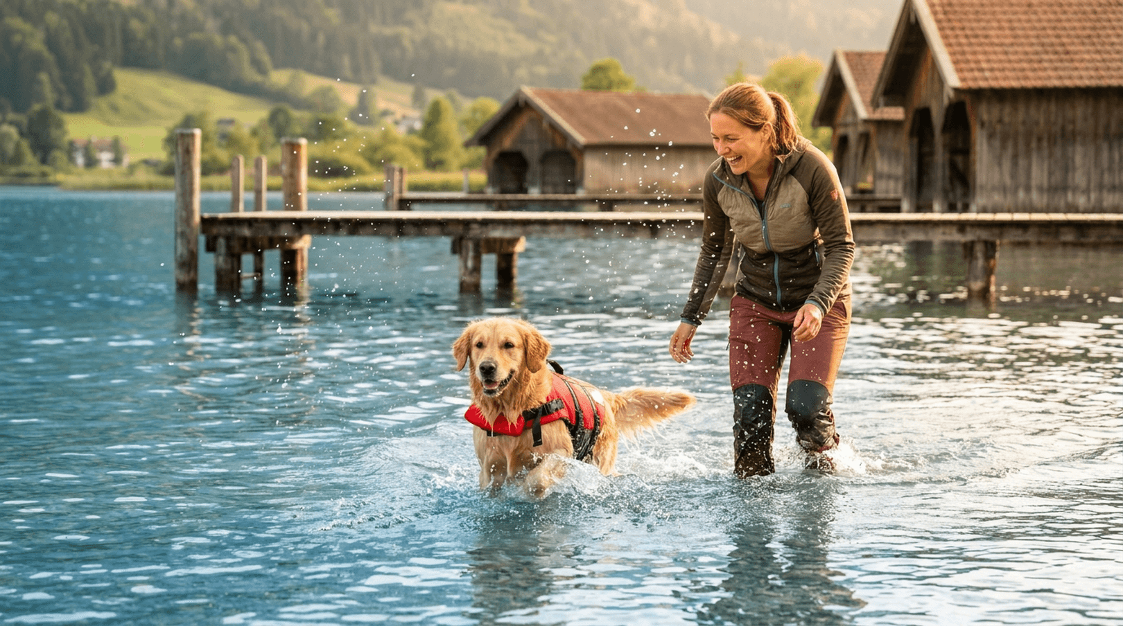Tagesworkshop "Schwimmen mit Hund": Abenteuer im kühlen Nass